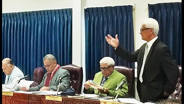 Rep. Sanitoa urged the House Commerce Committee to start making inquiries now about preparations by the Territorial Bank of American Samoa, for when ANZ departs. Larry S. Sanitoa
