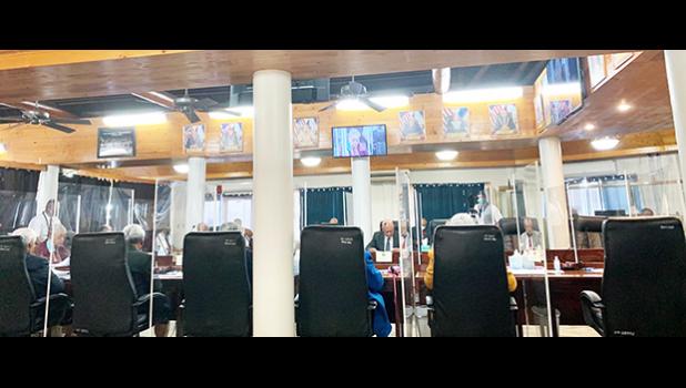 The Senate joint resolution proposed that the Fono meet year round instead of 90 days per year. SENATE CHAMBER