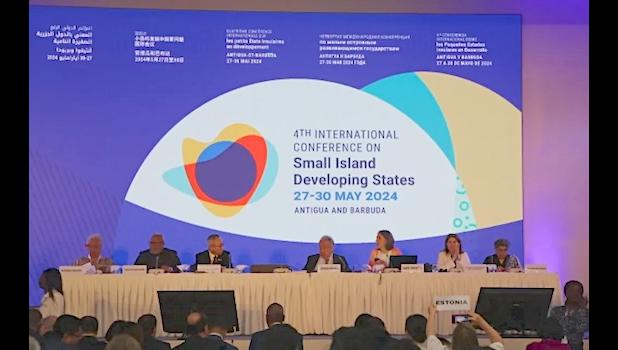 Pacific leaders at SIDS conference