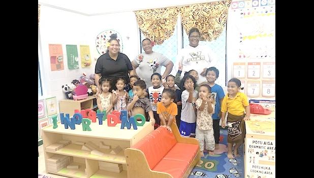 Mt. Alava Elementary School students and teachers