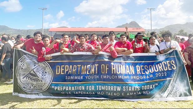 Stuents participating in ASG’s Summer Youth Employment Program