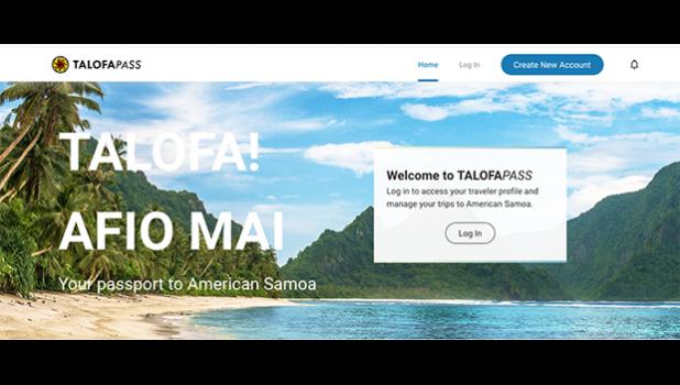 “Today, TALOFAPass is a headache and it causes a lot of stress and pain to our people and it’s about time to end the TALOFAPass web system,” Faipule Lua’itaua Gene Pan said. TALOFAPASS logo