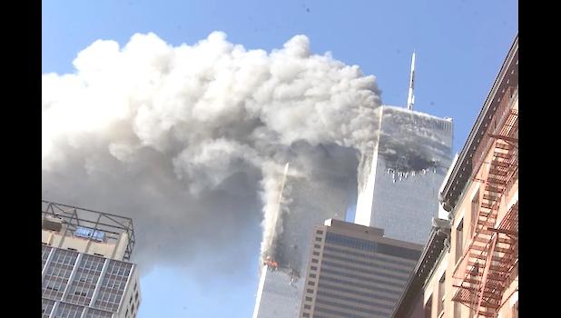 TWIN TOWERS UNDER ATTACK