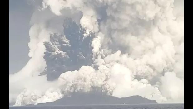 The Hunga Tonga-Hunga Ha'apai eruption disaster volcano