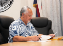 Governor Pulaali’i Nikolao Pula
