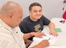 Parent with child with developmental disabilities 