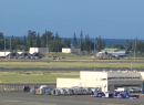 Plane on runway