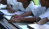 students at their desks