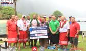 A group photo taken after the Captains meeting