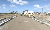 work on airport parking expansion