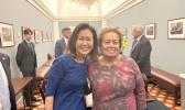Ambassador Steel with Cong. Amata