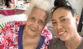 Olivia Foa’i with Nana Vailega