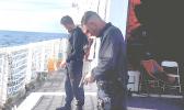 Coast Guard Cutter Harriet Lane officers