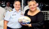 Commander Tesoniero and ASG representative