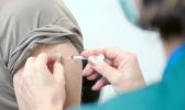 Man getting a vaccination