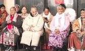 Elderly Samoan women gather at the FALIU LE LA event