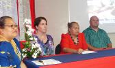 Dr. Tamara Buhagair (second from left) of the Centers for Disease Control (CDC) and some officials with the ASG Health Department
