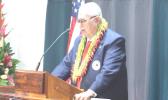 Senate President Tuaolo Manaia Fruean