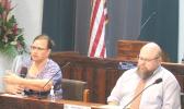 Attorney General Gwen Tauiliili-Langkilde and the Governor’s Chief Legal Counsel, Barry Fundt 