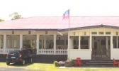 The polling booth at the Moata'a CCCS 