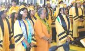 Dr. Mary Lauagaia Taufete’e seen with NVTHS Class of 2026