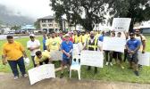 ASSA employees and ASSA Chief Executive Office protest