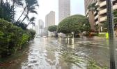 Honolulu flood waters