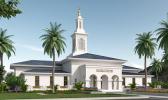 Exterior renderings for the American Samoa temple