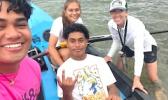 Students from Pacific Horizons School and South Pacific Academy