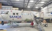 Samoa Airways twin otter that is being retrofitted