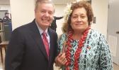 Senator Graham with Congresswoman Uifa’atali Amata