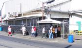 It is not known at this point if the guest worker arrangement program that StarKist Samoa and the American Samoa Government will also be a part of the ASG’s call for a one year moratorium. StarKist Samoa employees at gate