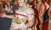 A Taupou greeted rugby fans