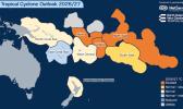 cyclone activity for parts of the Pacific