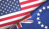 U.S. AND COOK ISLANDS FLAGS