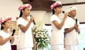 White Sunday children performing