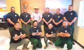 For the nine firefighters who left American Samoa, the assignment will also take them thousands of miles from their families and island community. wildland firefighter